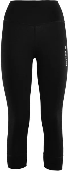 Bästa pris Aclima WarmWool 3/4 Longs Woman Jet Black