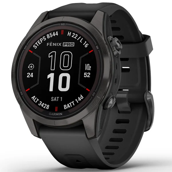 fenix 7S Pro Sapphire Solar DLC Carbon Gray Begränsat erbjudande