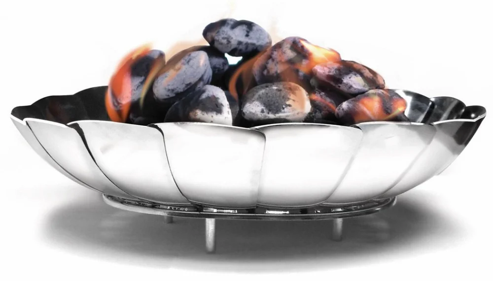 Kampanj FireBowl bärbar och hopfällbar eldstad