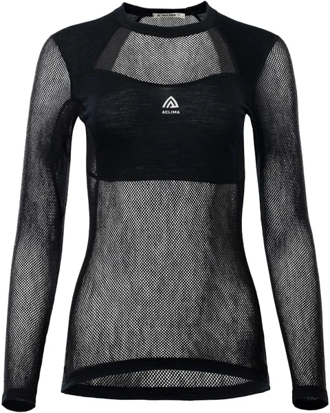 Fynd Aclima WoolNet Light Crewneck W's Jet Black