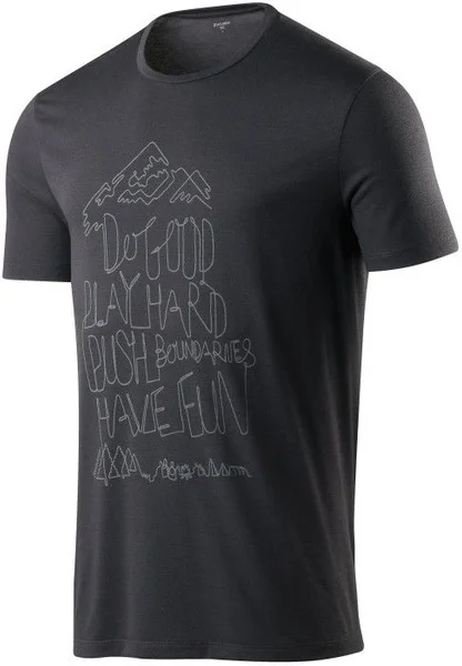 M's Up Message Tee True Black Billigare