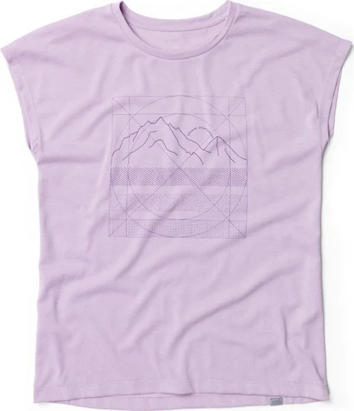 Billig W's Up Message Tee Peaceful Purple