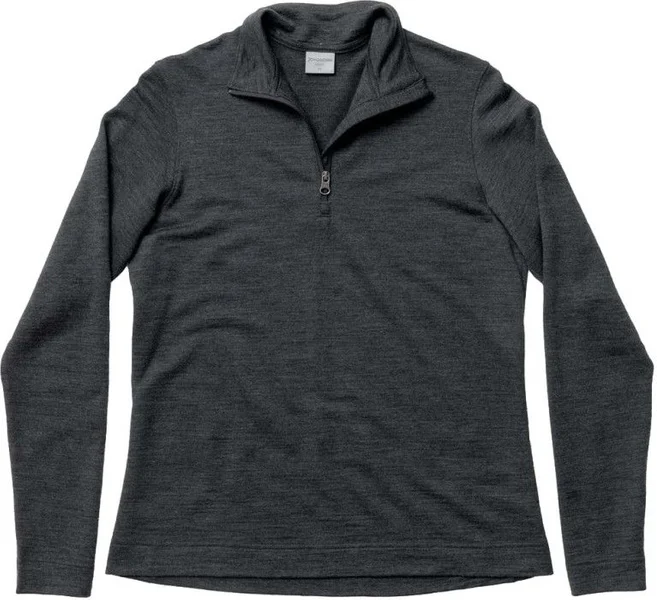 W's Wander Half Zip True Black Populär