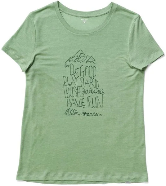 Premium W's Tree Message Tee Ginkgo Green