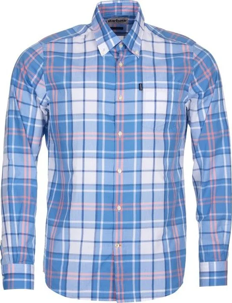M's Jeff Shirt Tailored Fit Blue Begränsat erbjudande