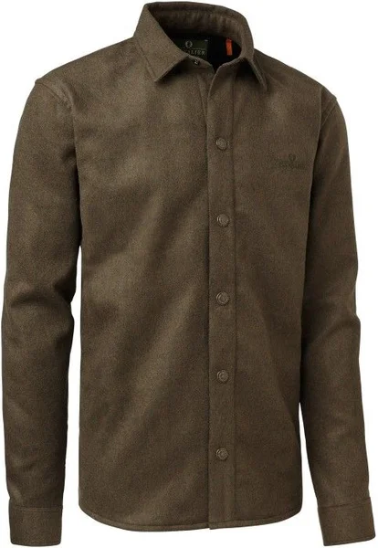 Ayr Woolmix Shirt LS Men Green I lager