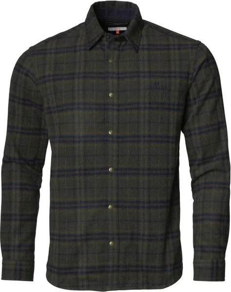 Premium Laig Woolmix Overshirt LS Men Checked