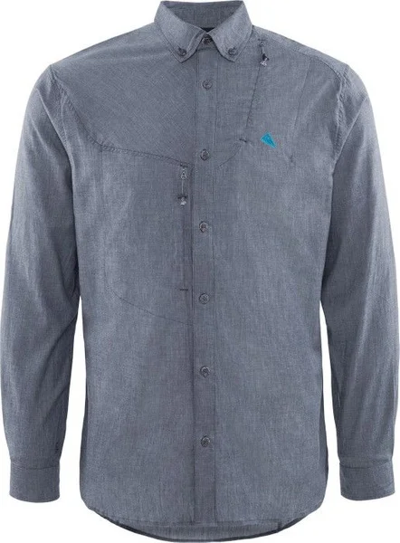 Kampanjpris M's Lofn Shirt Storm Blue Melange