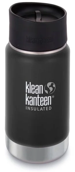 Fri frakt 355 ml Wide Insulated Café Cap Shale Black