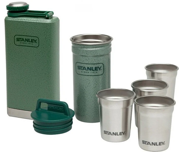 Sista chansen Adventure SS Shot+Flask Gift Set Hammertone Green