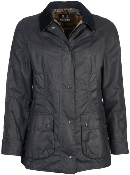 W's Beadnell Wax Jacket Navy Trygg betalning