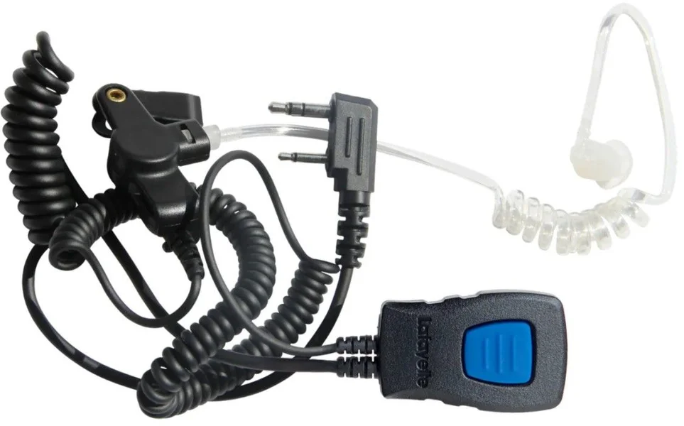 Lågt pris Miniheadset Security Öronmussla 3,5+2,5mm Vinklad Bredare Mellanrum