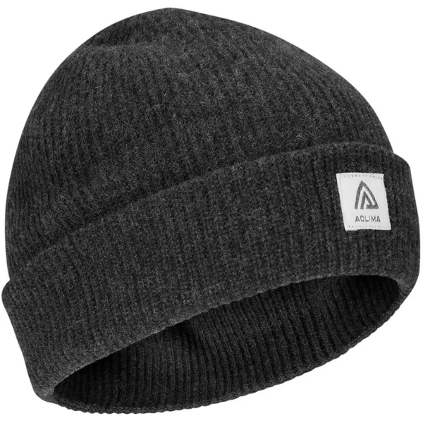 Sista chansen Reborn Felted Beanie Dark Grey Melange