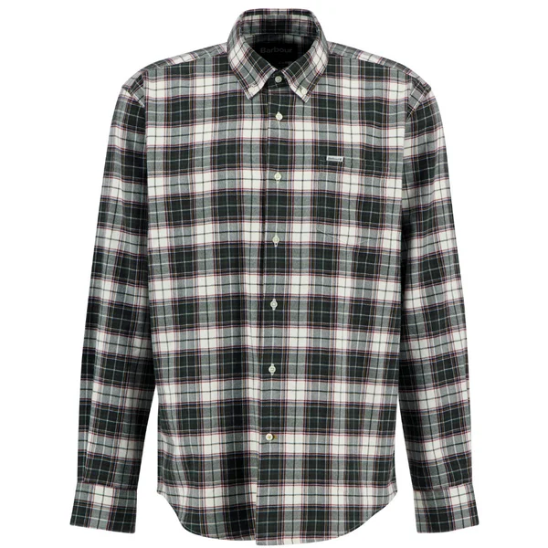 M's Telfield Regular Checked Shirt Olive Endast denna vecka