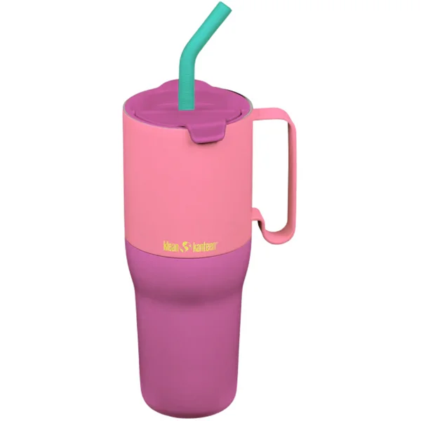 Rise Tumbler 770ml (w/Straw & Flip Lid) Pink Lemonade Kaleidoscope Rabatter