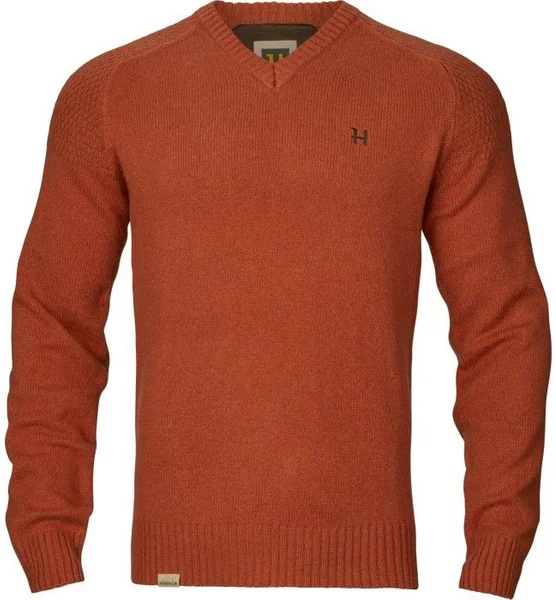 M's Vincent Merino V-Neck Pullover Bombay Brown Beställ nu