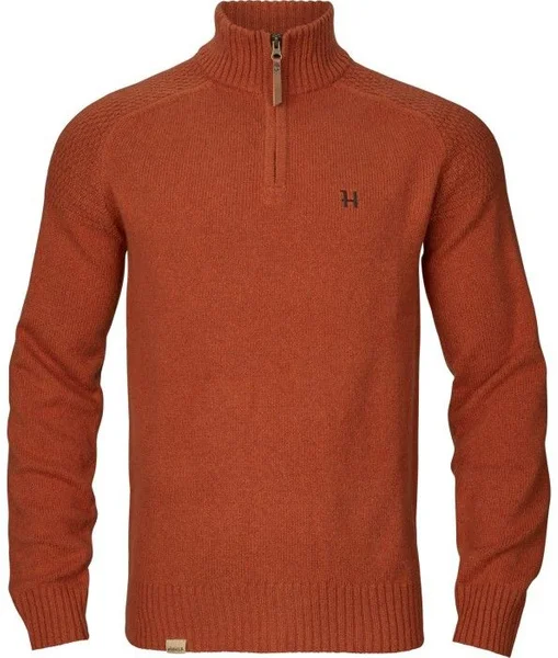 M's Vincent Merino Half Zip Pullover Bombay Brown Reapris