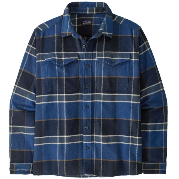 M's Fjord Flannel Shirt Cycles: Sunken Blue I lager