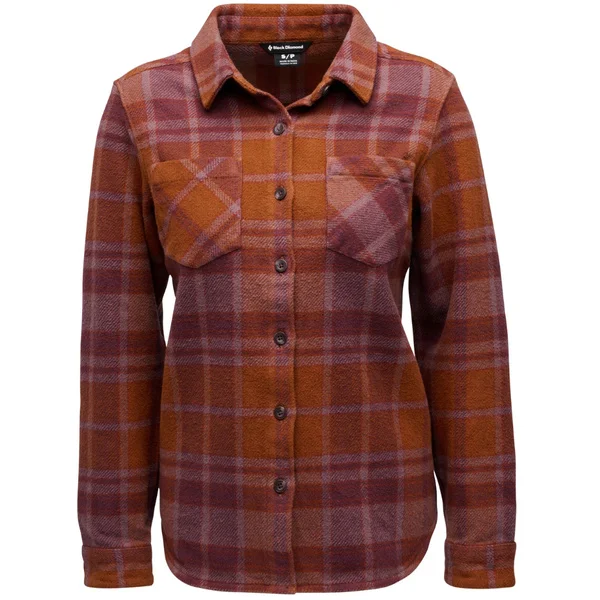 W's Project Heavy Flannel Clay-Fig Fri frakt