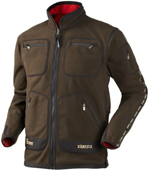 Kamko Windstopper Fleece Jacket Brown/Red Fri frakt