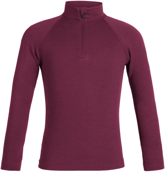 Rabatter Kids 260 Tech LS Half Zip Cherry