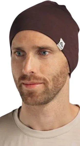 Aclima LightWool 140 Relaxed Beanie Chocolate Plum Rabatter