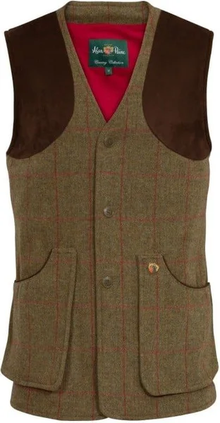 Beställ idag M's Combrook Tweed Shooting Waistcoat Sage
