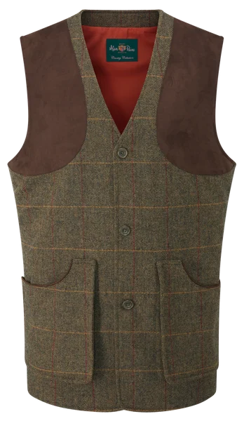 M's Combrook Tweed Shooting Waistcoat Teak Beställ idag