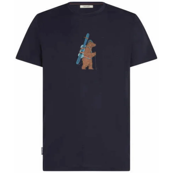 I lager M's Merino 150 Tech Lite SS Tee Bear Tour Midnight Navy
