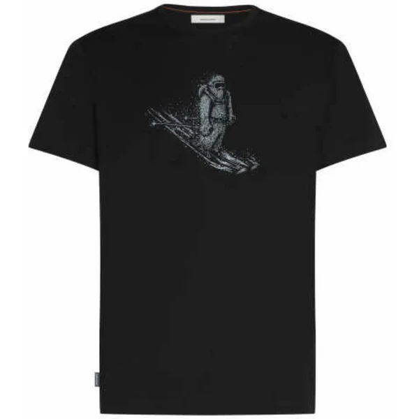 Fynd M's Merino 150 Tech Lite SS Tee Skiing Yeti Black