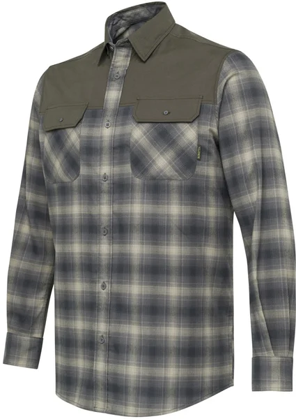M's Outpost Shirt Green Check Kampanj
