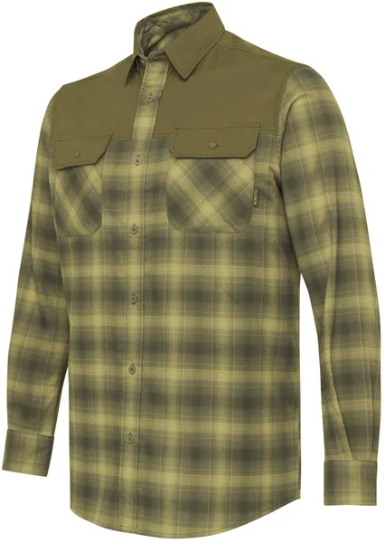 Snabb frakt M's Outpost Shirt Moss Check