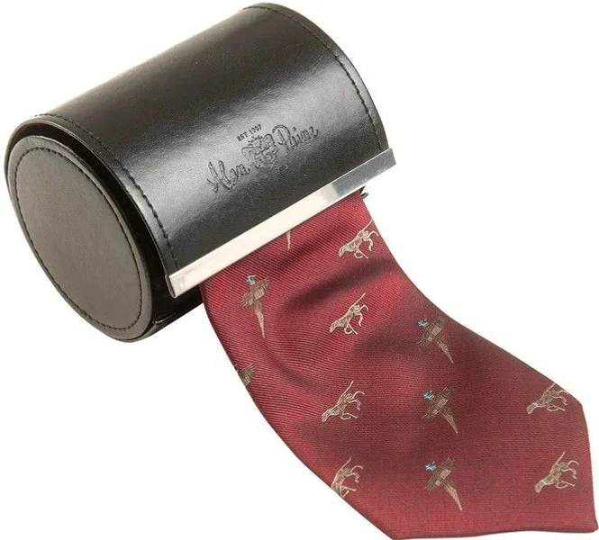 Outlet M's Ripon Silk Tie Bordeaux
