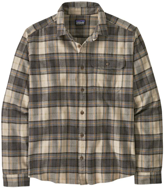 Fynd M's L/S Lightweight Fjord Flannel Shirt Spotter/Forge Grey