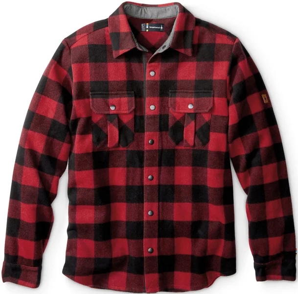 Köp online M's Anchor Line Shirt Jacket Red