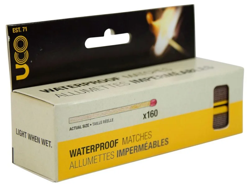 Waterproof Matches 4-pack 160 st Utförsäljning
