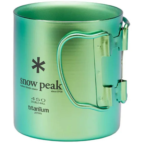 Premium Titanium Double Wall 450 Mug Green