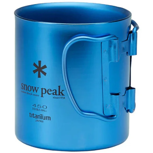 I lager Titanium Double Wall 450 Mug Blue