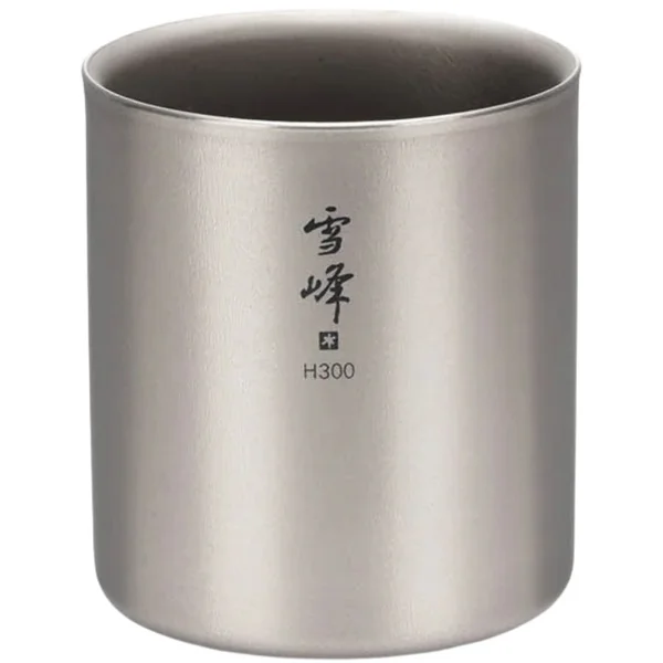 Titanium Double Wall H300 Stacking Mug Populärt val