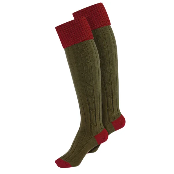 Erbjudande W's Sock Red/Olive