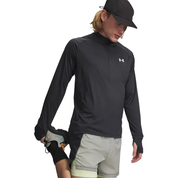 M Explor Trail Run 1/4 Zip Anthracite Fynd