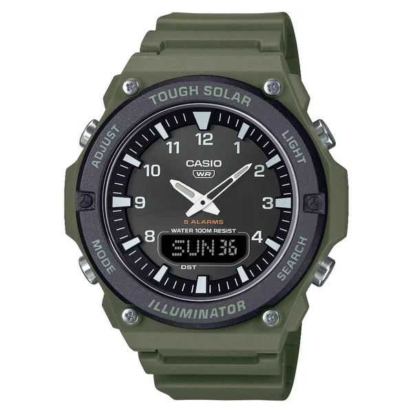M's Timeless Collection Aq-S820W-3Bvef Grønn Begränsad tid