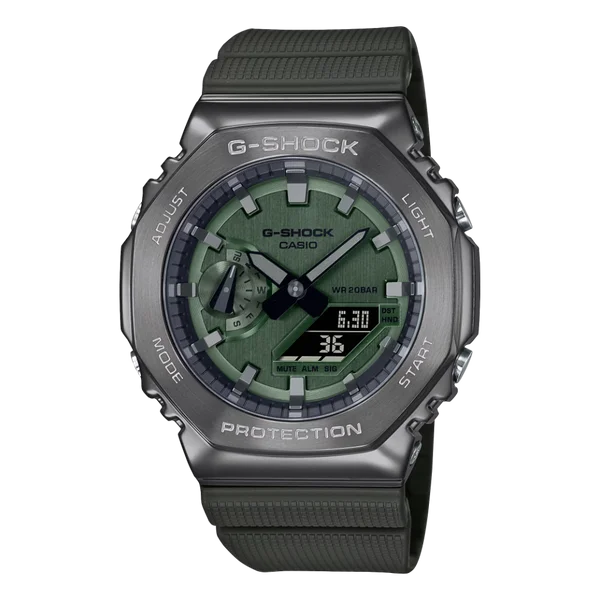 Snabb leverans G-Shock Classic Gm-2100B-3Aer Green