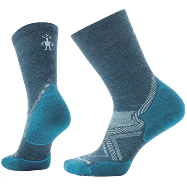 W Run Cold Weather Targeted Crew Socks Twilight Blue Fynd