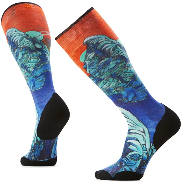 Ski Targeted Cushion Winter Haze Print Deep Navy Lågt pris