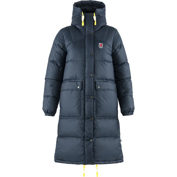 Expedition Long Down Parka W Navy Populärt val