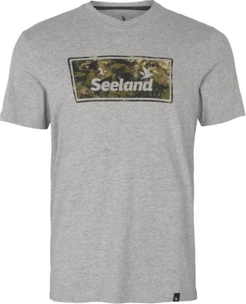 M's Falcon T-Shirt Dark Grey Melange Begränsat erbjudande