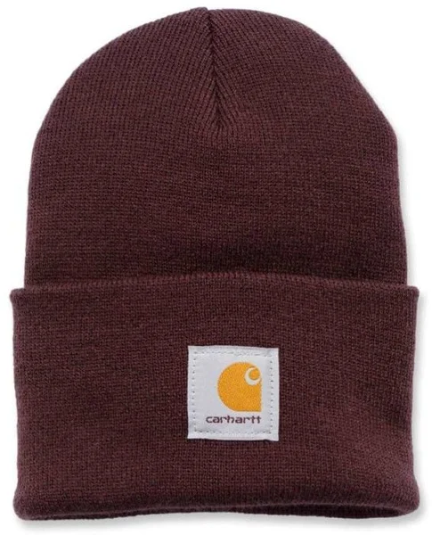 Handla nu Carhartt Acrylic Watch Hat Deep Wine