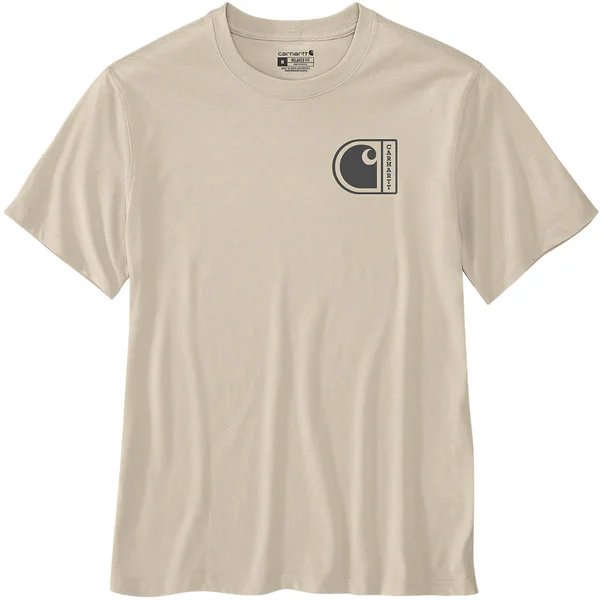 Rabatter Carhartt M's C Graphic T-Shirt S/S Oat Milk