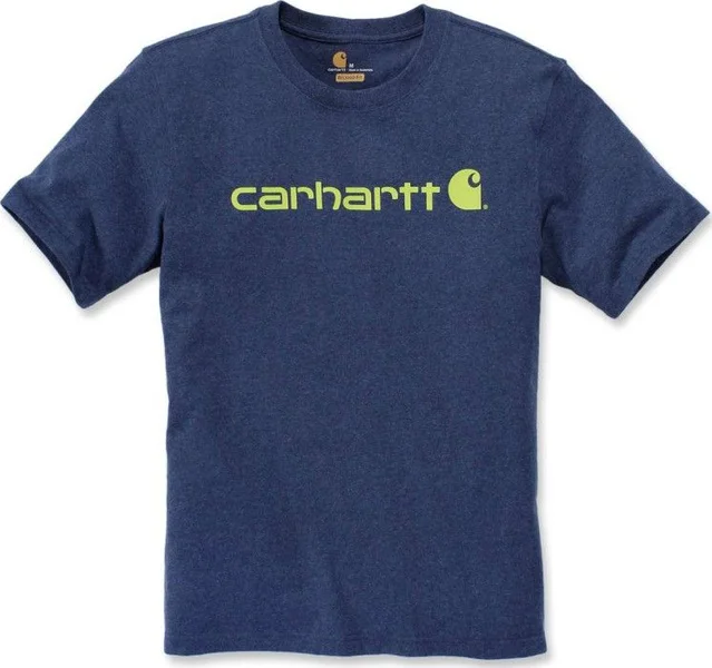 Carhartt M's Core Logo T-Shirt S/S Deep Blue Indigo risnedsättning